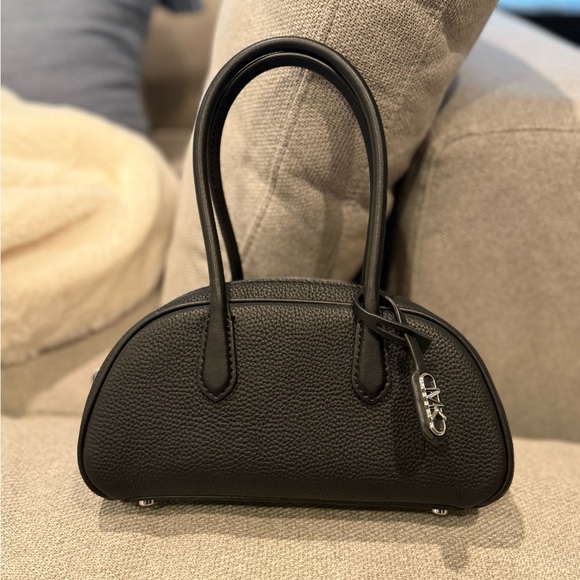 Small Pebbled Leather Satchel